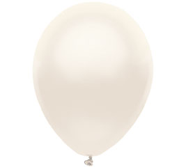 Pearl White Helium Latex Balloon